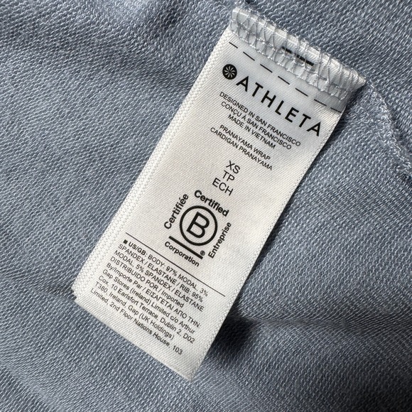 Athleta Cardigan Sweater Blue Women's Size XS - Picture 10 of 11